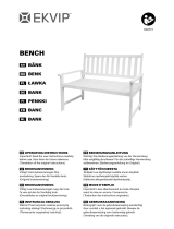 EKVIP 022273 Bench Instrukcja obsługi