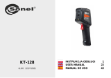 Sonel KT-128 High Quality Thermal Imager Instrukcja obsługi