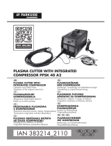 Parkside PPSK 40 A2 Plasma Cutter Instrukcja obsługi