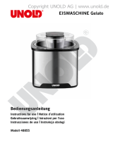 Unold Eismaschine Gelato 1,5 Liter Inhalt, Edelstahl Instrukcja obsługi