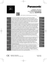 Panasonic CZ-RTC6 Wired Remote Controller Instrukcja obsługi