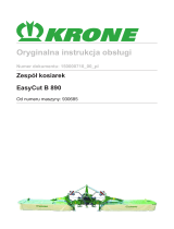 Krone BA EasyCut B 890 Instrukcja obsługi