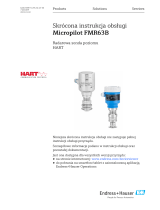 Endres+Hauser Micropilot FMR63B Short Instruction