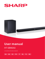 Sharp HT-SBW202 2.1 Soundbar Instrukcja obsługi