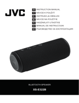 JVC XS-E322B Bluetooth Speaker Instrukcja obsługi