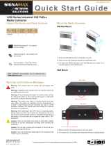 SignaMax I-200 10G SFP+ to Multigigabit PoE++ Industrial Media Converter Skrócona instrukcja obsługi