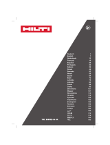 Hilti TE DRS­6-A Dust Removal System Instrukcja obsługi