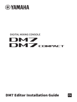 Yamaha DM7 Instrukcja instalacji