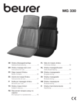 Beurer MG 330 Shiatsu Massage Seat Cover Instrukcja obsługi