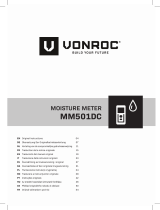 Vonroc MM501DC Moisture Meter Instrukcja obsługi