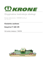 Krone BA EasyCut F 320 CR gez./ges. Instrukcja obsługi