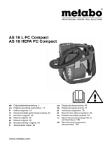 Metabo AS 18 HEPA PC Compact Instrukcja obsługi