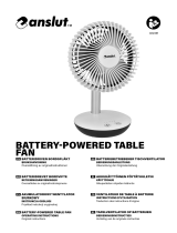 Anslut 022491 Battery Powered Table Fan Instrukcja obsługi