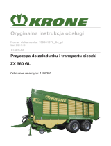 Krone BA ZX 560 GL (TT405-30) Instrukcja obsługi