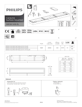 Philips SM136V WIA EL CoreLine Surface Mounted LED Panel Instrukcja obsługi