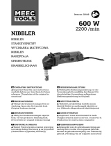 Meec tools 021419 600 W 2200 /min Nibbler Instrukcja obsługi