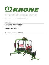 Krone BA EasyWrap 165 T (BW301-20) Instrukcja obsługi