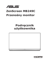 Asus ZenScreen MB249C instrukcja