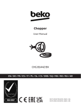 Beko CHG 81442 BX Food Chopper Instrukcja obsługi