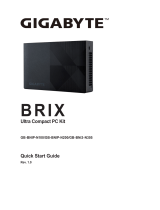 Gigabyte GB-BNIP-N100 BRIX Ultra Compact PC Kit instrukcja