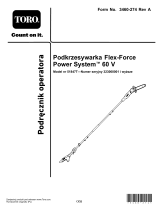 Toro Cordless Pole Saw 60V MAX* Flex-Force Power System 51847T – Tool Only Instrukcja obsługi