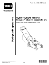 Toro 53cm Heavy-Duty Recycler/Rear Bagger Lawn Mower Instrukcja obsługi