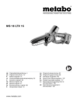 Metabo MS 18 LTX 15 Instrukcja obsługi