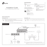 TP-LINK TL-SF1005P 5-Port 10-100Mbps Desktop PoE-PoE+ Switch Instrukcja instalacji