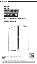 ZALMAN Z10 ATX MID Tower Computer Case Instrukcja obsługi
