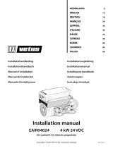 Vetus E-Air EAIR04024 Instrukcja instalacji