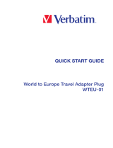 Verbatim WTEU-01 Travel Adapter Plug instrukcja
