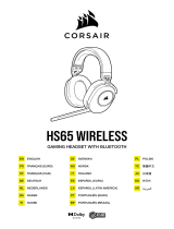 Corsair HS65 Wireless Gaming Headset Instrukcja obsługi