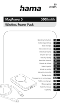 Hama 201695 MagPower 5 5000mAh Wireless Power Bank Instrukcja obsługi