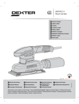 Dexter 200SHS2.5 Corded Orbital Sander Instrukcja obsługi