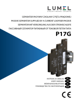 Lumel P17G Passive Separator Supplied Instrukcja obsługi