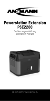 ANSMANN Erweiterungsmodul für Powerstation PS2200AC, 1408Wh Instrukcja obsługi