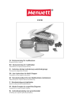 Menuett 810158 3 In 1 Multi-Chopper Instrukcja obsługi