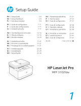 HP LaserJet Pro MFP 3102fdw Multifunctional Laser Printer instrukcja