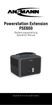 ANSMANN Erweiterungsmodul für Powerstation PS600AC, 640 Wh Instrukcja obsługi