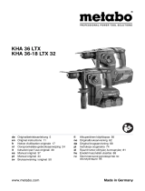 Metabo KHA 36-18 LTX 32 Instrukcja obsługi