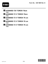 Toro ES3000SD 72v 76cm Instrukcja obsługi