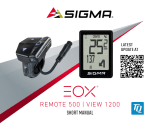 Sigma R500T EOX Remote 500 Smart Control Center Instrukcja obsługi