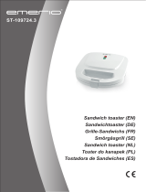 Emerio ST-109724.3 Sandwich Toaster Instrukcja obsługi