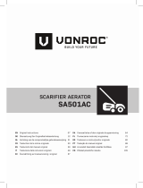Vonroc SA501AC Scarifier Aerator Instrukcja obsługi
