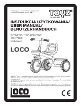 TOYZ LOCO Tricycle Dreirad Instrukcja obsługi