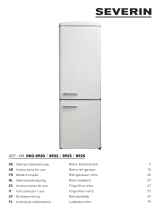 SEVERIN RKG 8920 Fridge Freezer Combination Instrukcja obsługi