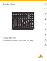 Behringer X-TOUCH COMPACT Universal USB-MIDI Controller instrukcja