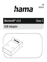 Hama 053312 Bluetooth USB Adapter Instrukcja obsługi