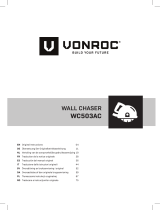 Vonroc WC503AC Wall Chaser Instrukcja obsługi