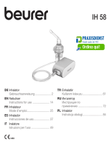 Beurer IH 58 Kid- Portable Compressor Nebulizer Instrukcja obsługi